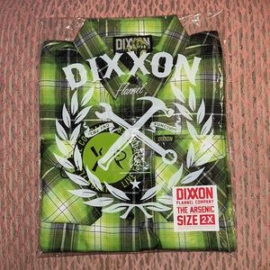 Dixxon Ladies 2X “The Arsenic” LIME GREEN ~ NWT!